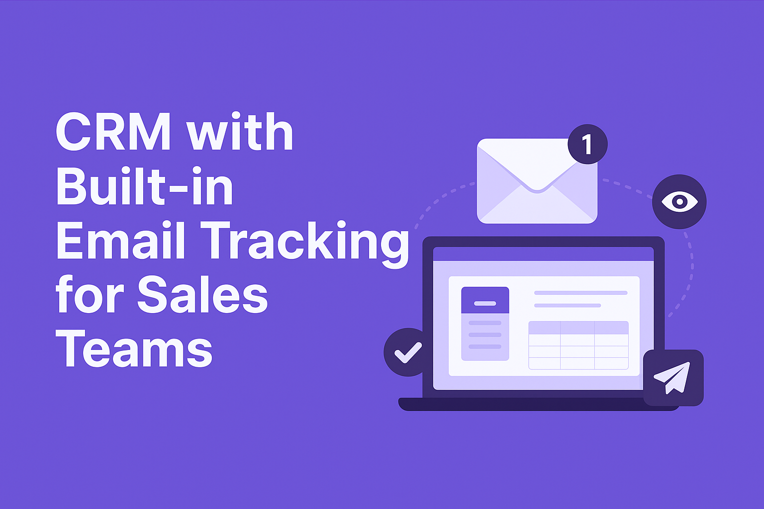 CRM with built-in email tracking